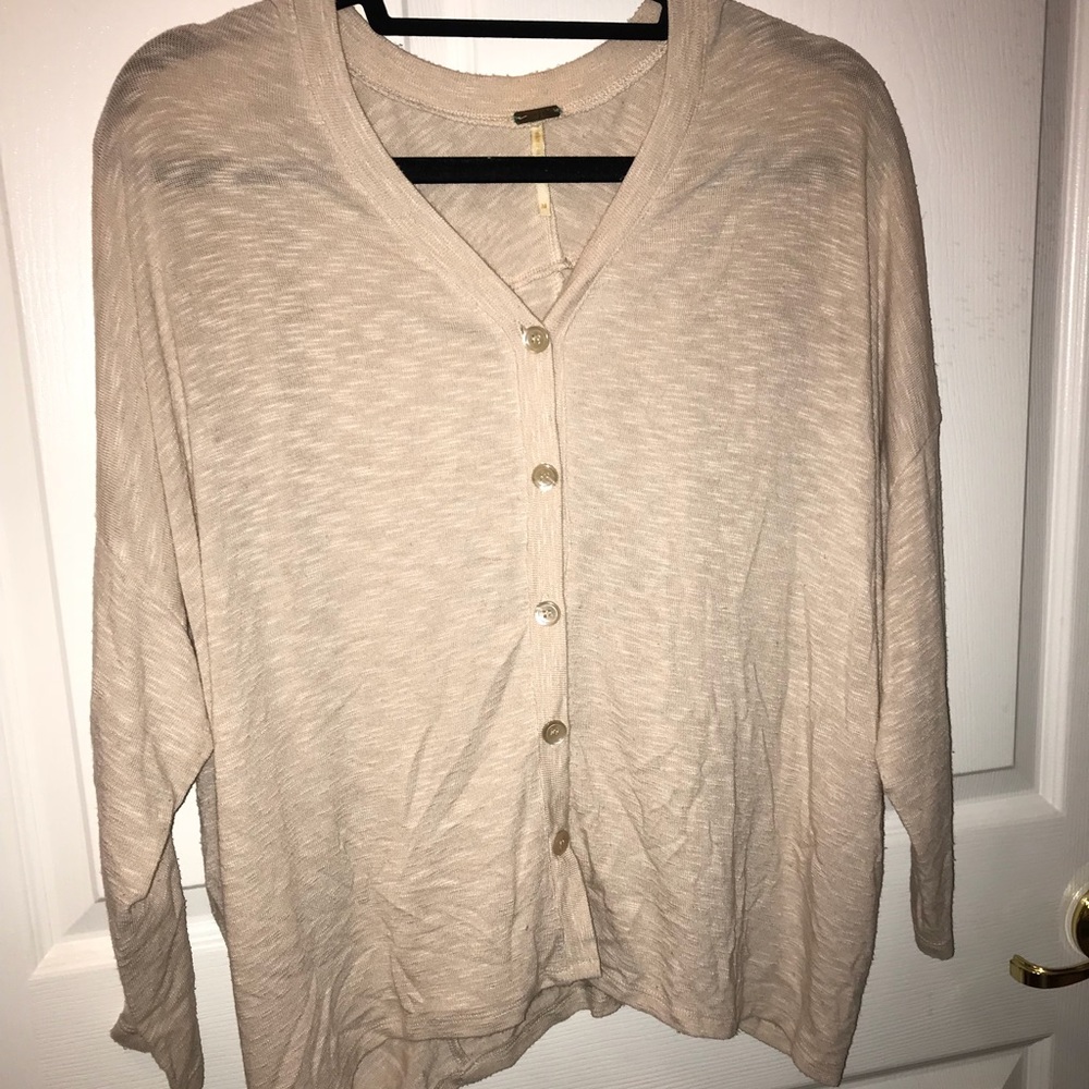 Cream cardigan